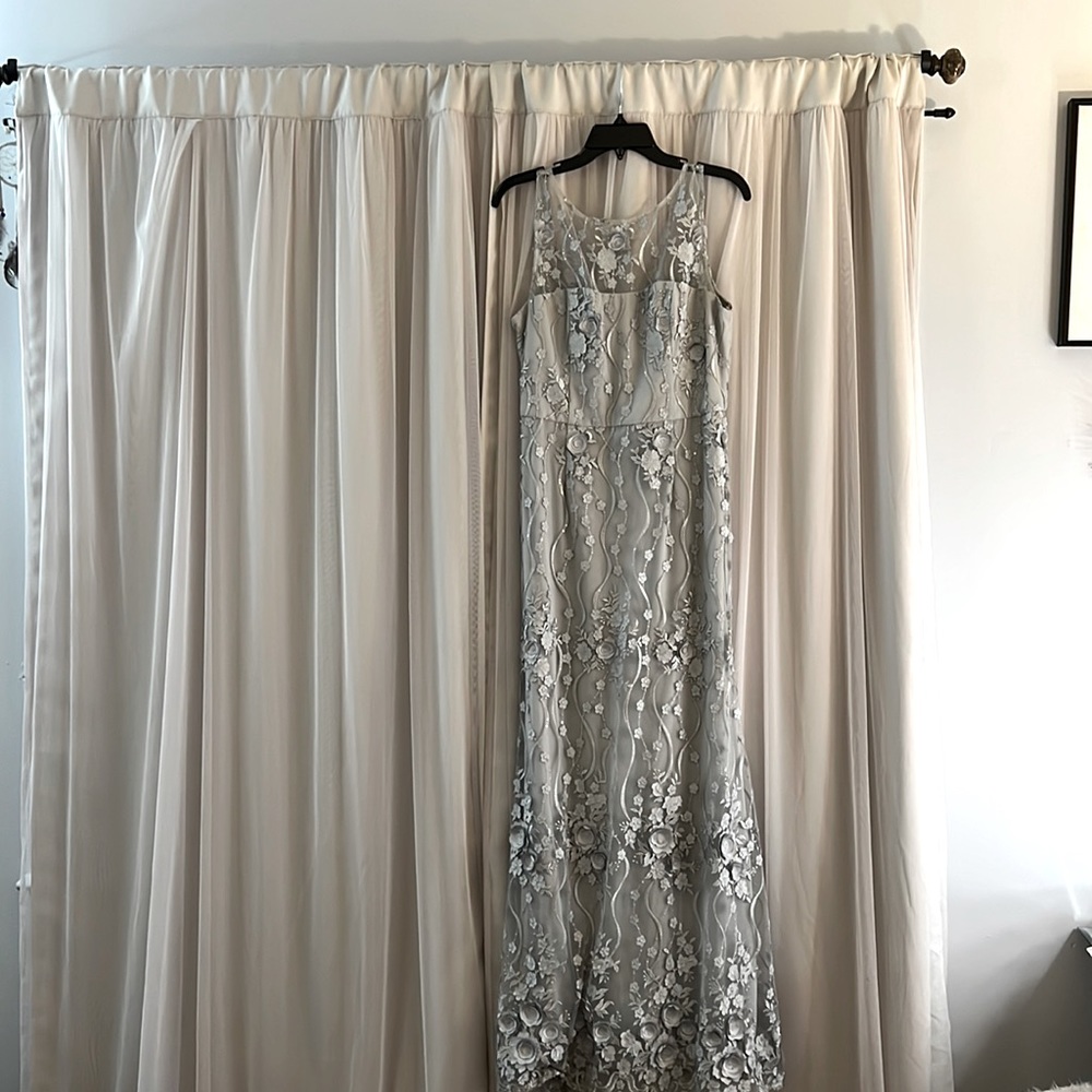 Size 12 Gray Gown